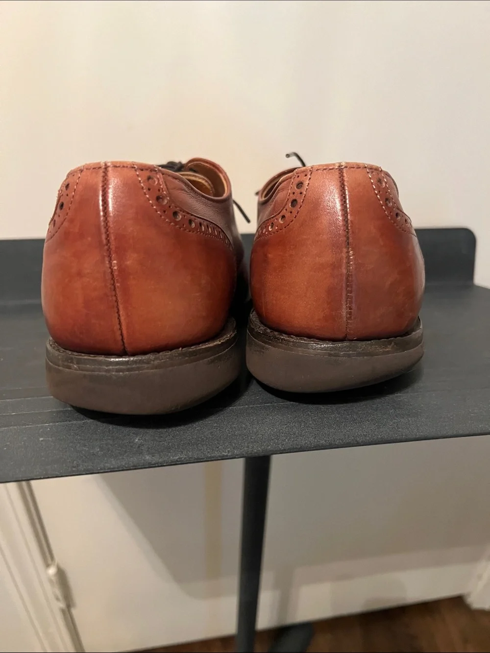 Allen Edmonds Brown Cap-Toe Derby Dress Shoes
